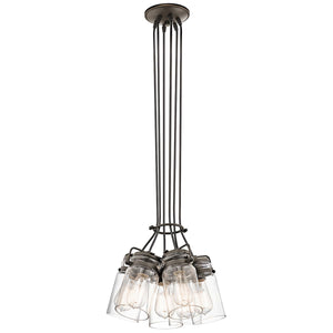 Kichler Pendant from the Brinley range. Brinley 6 Light Pendant Product Code = KL-BRINLEY6-OZ