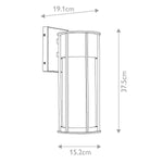 Kichler Camillo 1-light Medium Wall Lantern – SKU KL-CAMILLO-M-PNBR