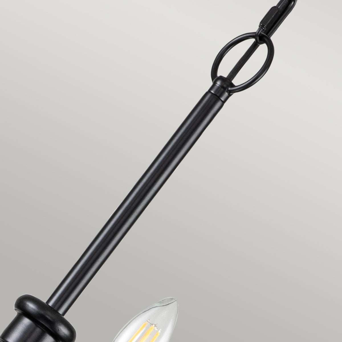 Kichler Chandelier from the Capitol Hill range. Capitol Hill 12lt Chandelier Product Code = KL-CAPITOL-HILL12-BLK