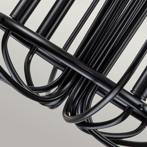 Kichler Chandelier from the Capitol Hill range. Capitol Hill 12lt Chandelier Product Code = KL-CAPITOL-HILL12-BLK
