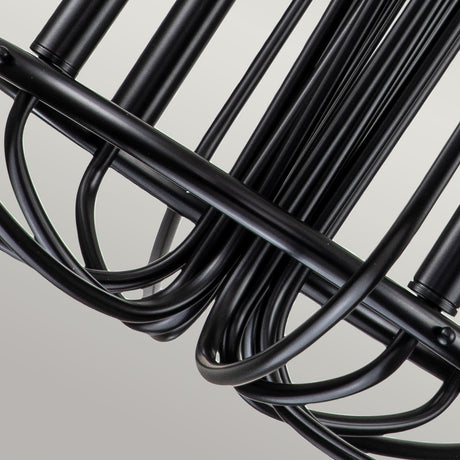 Kichler Chandelier from the Capitol Hill range. Capitol Hill 12lt Chandelier Product Code = KL-CAPITOL-HILL12-BLK