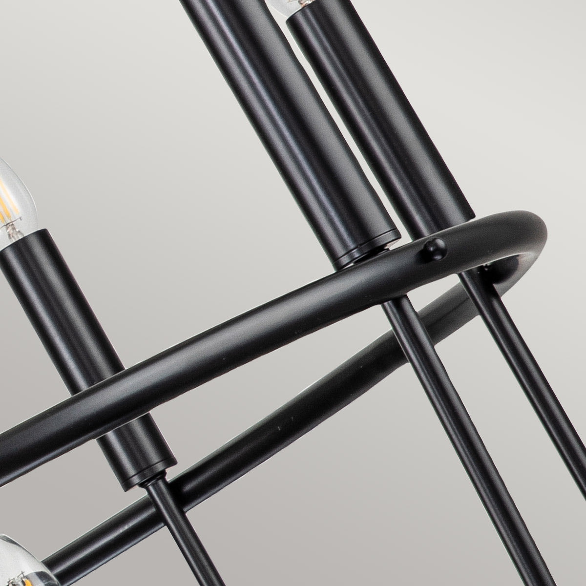Kichler Chandelier from the Capitol Hill range. Capitol Hill 12lt Chandelier Product Code = KL-CAPITOL-HILL12-BLK