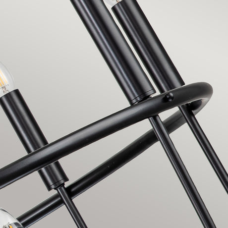 Kichler Chandelier from the Capitol Hill range. Capitol Hill 12lt Chandelier Product Code = KL-CAPITOL-HILL12-BLK