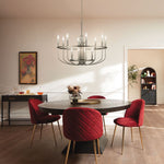 Kichler Chandelier from the Capitol Hill range. Capitol Hill 12-light Chandelier – SKU KL-CAPITOL-HILL12-BN