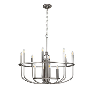Kichler Chandelier from the Capitol Hill range. Capitol Hill 12lt Chandelier Product Code = KL-CAPITOL-HILL12-BN