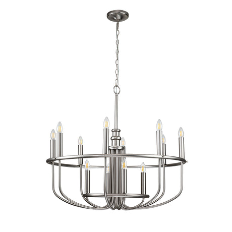 Kichler Chandelier from the Capitol Hill range. Capitol Hill 12lt Chandelier Product Code = KL-CAPITOL-HILL12-BN