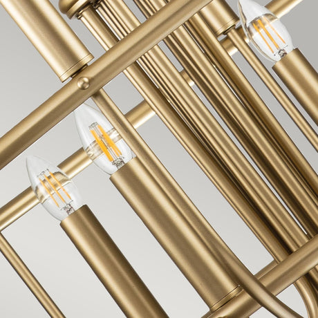 Kichler Chandelier from the Capitol Hill range. Capitol Hill 12lt Chandelier Product Code = KL-CAPITOL-HILL12-PNBR