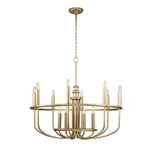 Kichler Chandelier from the Capitol Hill range. Capitol Hill 12lt Chandelier Product Code = KL-CAPITOL-HILL12-PNBR
