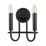 Kichler Wall Light from the Capitol Hill range. Capitol Hill 2lt Wall light Product Code = KL-CAPITOL-HILL2-BLK