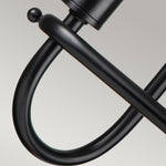 Kichler Wall Light from the Capitol Hill range. Capitol Hill 2lt Wall light Product Code = KL-CAPITOL-HILL2-BLK