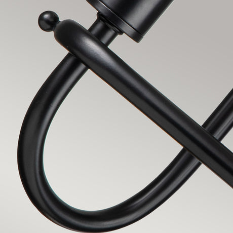 Kichler Wall Light from the Capitol Hill range. Capitol Hill 2lt Wall light Product Code = KL-CAPITOL-HILL2-BLK