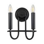 Kichler Wall Light from the Capitol Hill range. Capitol Hill 2lt Wall light Product Code = KL-CAPITOL-HILL2-BLK