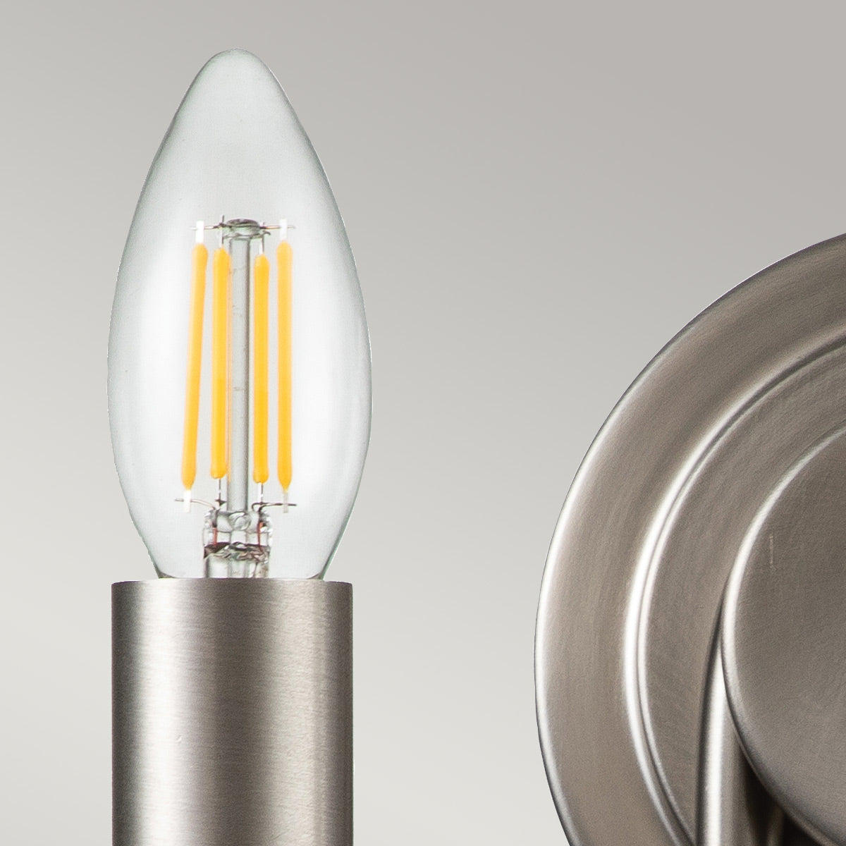 Kichler Wall Light from the Capitol Hill range. Capitol Hill 2lt Wall light Product Code = KL-CAPITOL-HILL2-BN