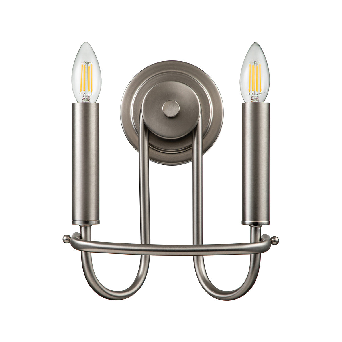 Kichler Wall Light from the Capitol Hill range. Capitol Hill 2lt Wall light Product Code = KL-CAPITOL-HILL2-BN