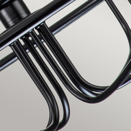Kichler Chandelier from the Capitol Hill range. Capitol Hill 6lt Chandelier Product Code = KL-CAPITOL-HILL6-BLK