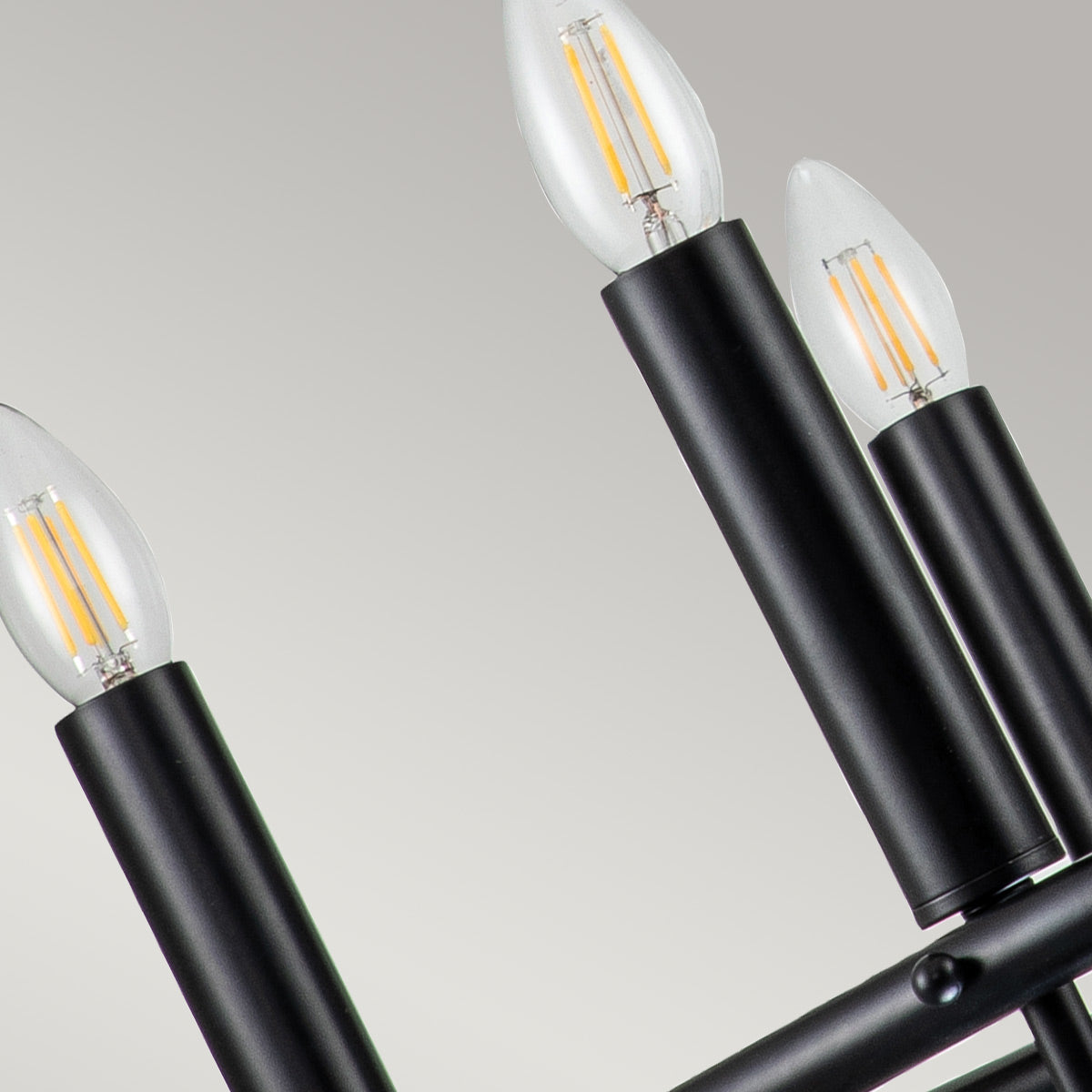 Kichler Chandelier from the Capitol Hill range. Capitol Hill 6lt Chandelier Product Code = KL-CAPITOL-HILL6-BLK