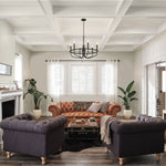 Kichler Chandelier from the Capitol Hill range. Capitol Hill 6-light Chandelier – SKU KL-CAPITOL-HILL6-BLK
