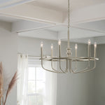 Kichler Chandelier from the Capitol Hill range. Capitol Hill 6-light Chandelier – SKU KL-CAPITOL-HILL6-BN