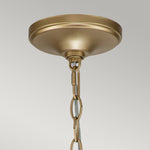Kichler Chandelier from the Capitol Hill range. Capitol Hill 6lt Chandelier Product Code = KL-CAPITOL-HILL6-PNBR