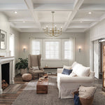 Kichler Chandelier from the Capitol Hill range. Capitol Hill 6-light Chandelier – SKU KL-CAPITOL-HILL6-PNBR