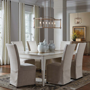 Kichler Chandelier from the Cayden range. Cayden 6 Light Linear Chandelier  Product Code = KL-CAYDEN-ISLE