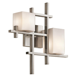Kichler Wall Light from the City Lights range. City Lights 2 Light Wall Light Product Code = KL-CITY-LIGHTS2