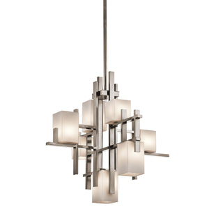 Kichler Chandelier from the City Lights range. City Lights 7 Light Chandelier Product Code = KL-CITY-LIGHTS7A