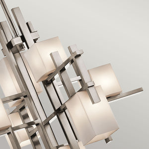 Kichler Chandelier from the City Lights range. City Lights 7 Light Chandelier Product Code = KL-CITY-LIGHTS7A