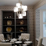 Kichler Chandelier from the City Lights range. City Lights 7 Light Chandelier Product Code = KL-CITY-LIGHTS7A