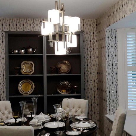 Kichler Chandelier from the City Lights range. City Lights 7 Light Chandelier Product Code = KL-CITY-LIGHTS7A