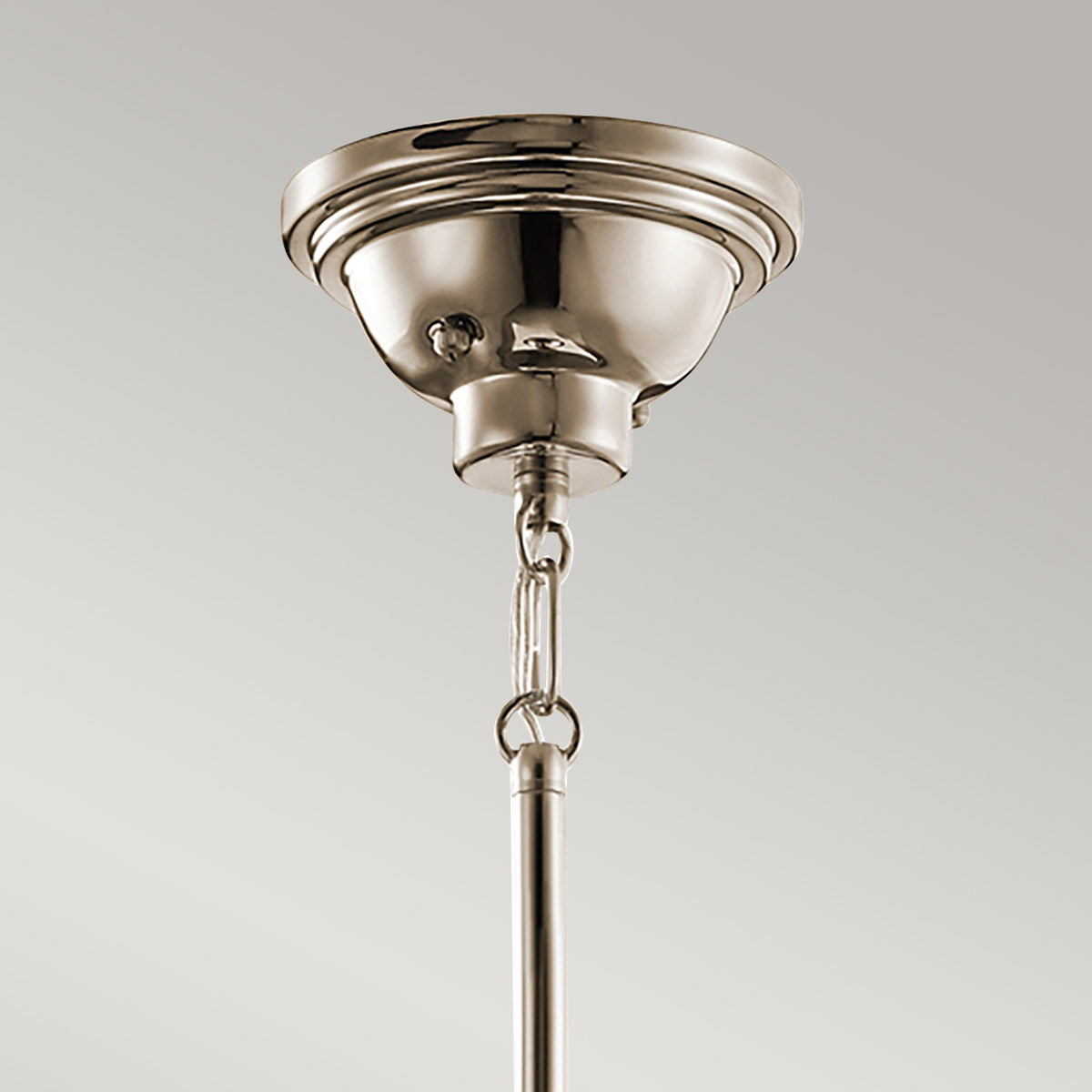 Kichler Pendant from the Cobson range. Cobson 1 Light Mini Pendant - Polished Nickel Product Code = KL-COBSON-MP-PN