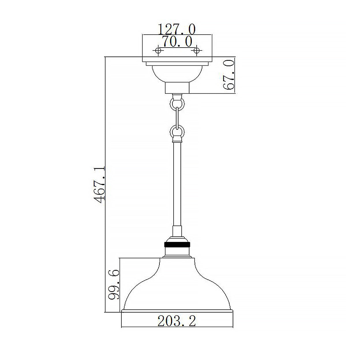 Kichler Pendant from the Cobson range. Cobson 1 Light Mini Pendant - Polished Nickel Product Code = KL-COBSON-MP-PN