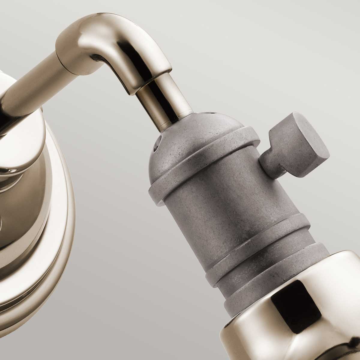 Kichler Wall Light from the Cobson range. Cobson 1 Light Wall Light - Polished Nickel Product Code = KL-COBSON1-PN