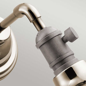 Kichler Wall Light from the Cobson range. Cobson 1 Light Wall Light - Polished Nickel Product Code = KL-COBSON1-PN