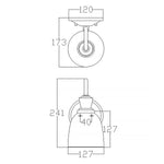 Kichler Wall Light from the Cora range. Cora 1 Light Wall Light – SKU KL-CORA1-BATH