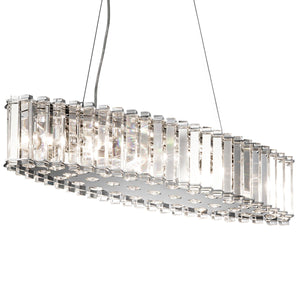 Kichler Chandelier from the Crystal Skye range. Crystal Skye 8 Light Island Chandelier Product Code = KL-CRYSTAL-SKYE-ISLE