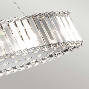 Kichler Chandelier from the Crystal Skye range. Crystal Skye 8 Light Island Chandelier Product Code = KL-CRYSTAL-SKYE-ISLE