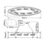 Kichler Chandelier from the Crystal Skye range. Crystal Skye 8 Light Island Chandelier – SKU KL-CRYSTAL-SKYE-ISLE