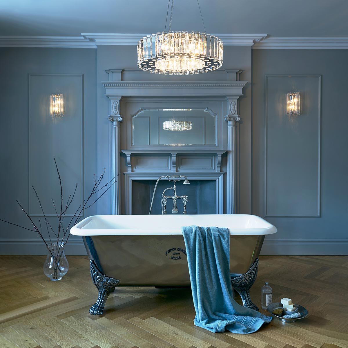 Kichler Wall Light from the Crystal Skye range. Crystal Skye 2 Light Wall Light Product Code = KL-CRYSTAL-SKYE2