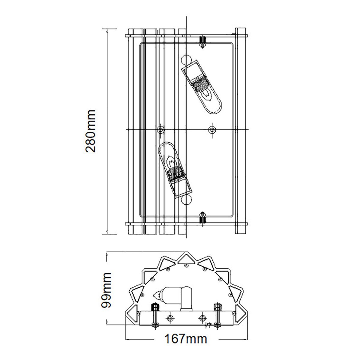 Kichler Wall Light from the Crystal Skye range. Crystal Skye 2 Light Wall Light – SKU KL-CRYSTAL-SKYE2