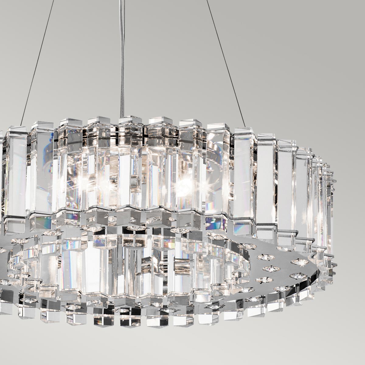Kichler Chandelier from the Crystal Skye range. Crystal Skye 8 Light Chandelier Product Code = KL-CRYSTAL-SKYE8