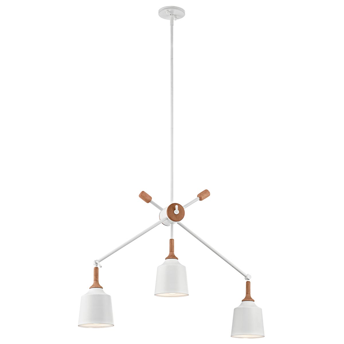 Kichler Chandelier from the Danika range. Danika 3 Light Linear Chandelier  Product Code = KL-DANIKA3