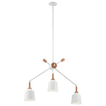 Kichler Chandelier from the Danika range. Danika 3 Light Linear Chandelier  Product Code = KL-DANIKA3