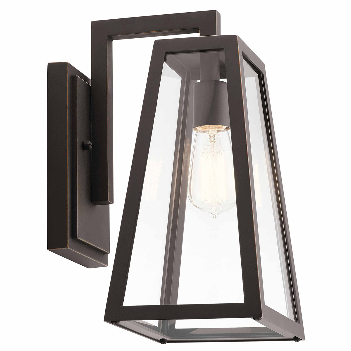 Kichler Outdoor Wall Light from the Delison range. Delison 1 Light Wall Lantern - Medium Product Code = KL-DELISON-M-RZ