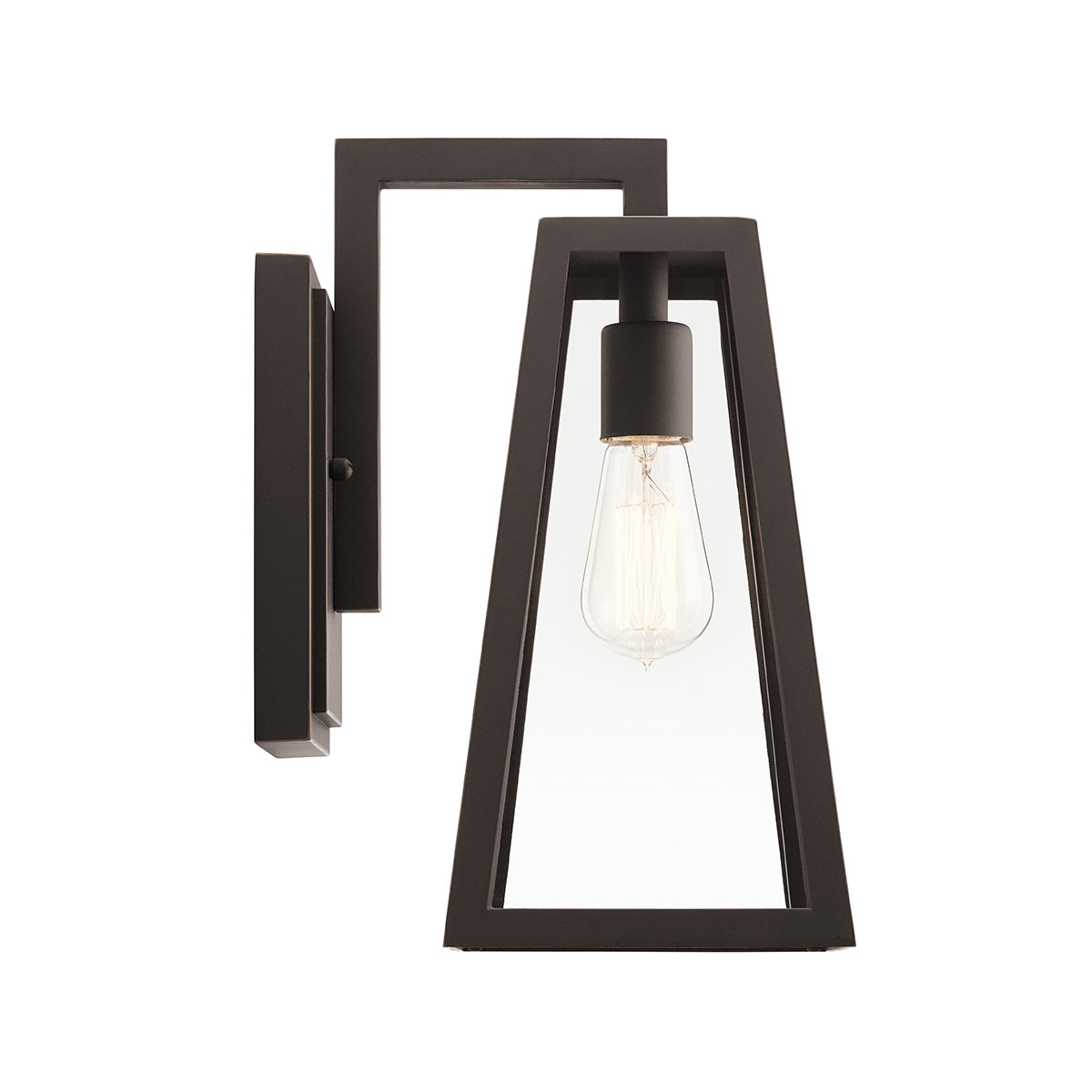 Kichler Outdoor Wall Light from the Delison range. Delison 1 Light Wall Lantern - Medium Product Code = KL-DELISON-M-RZ
