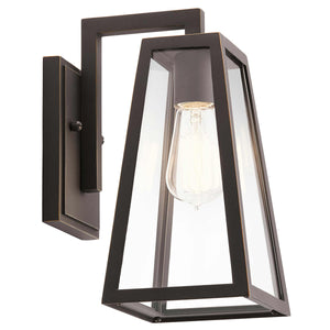 Kichler Outdoor Wall Light from the Delison range. Delison 1 Light Wall Lantern - Small Product Code = KL-DELISON-S-RZ