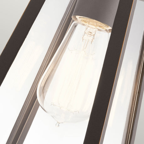 Kichler Outdoor Wall Light from the Delison range. Delison 1 Light Wall Lantern - Small Product Code = KL-DELISON-S-RZ