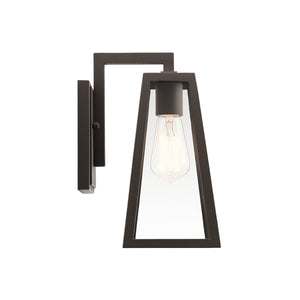 Kichler Outdoor Wall Light from the Delison range. Delison 1 Light Wall Lantern - Small Product Code = KL-DELISON-S-RZ