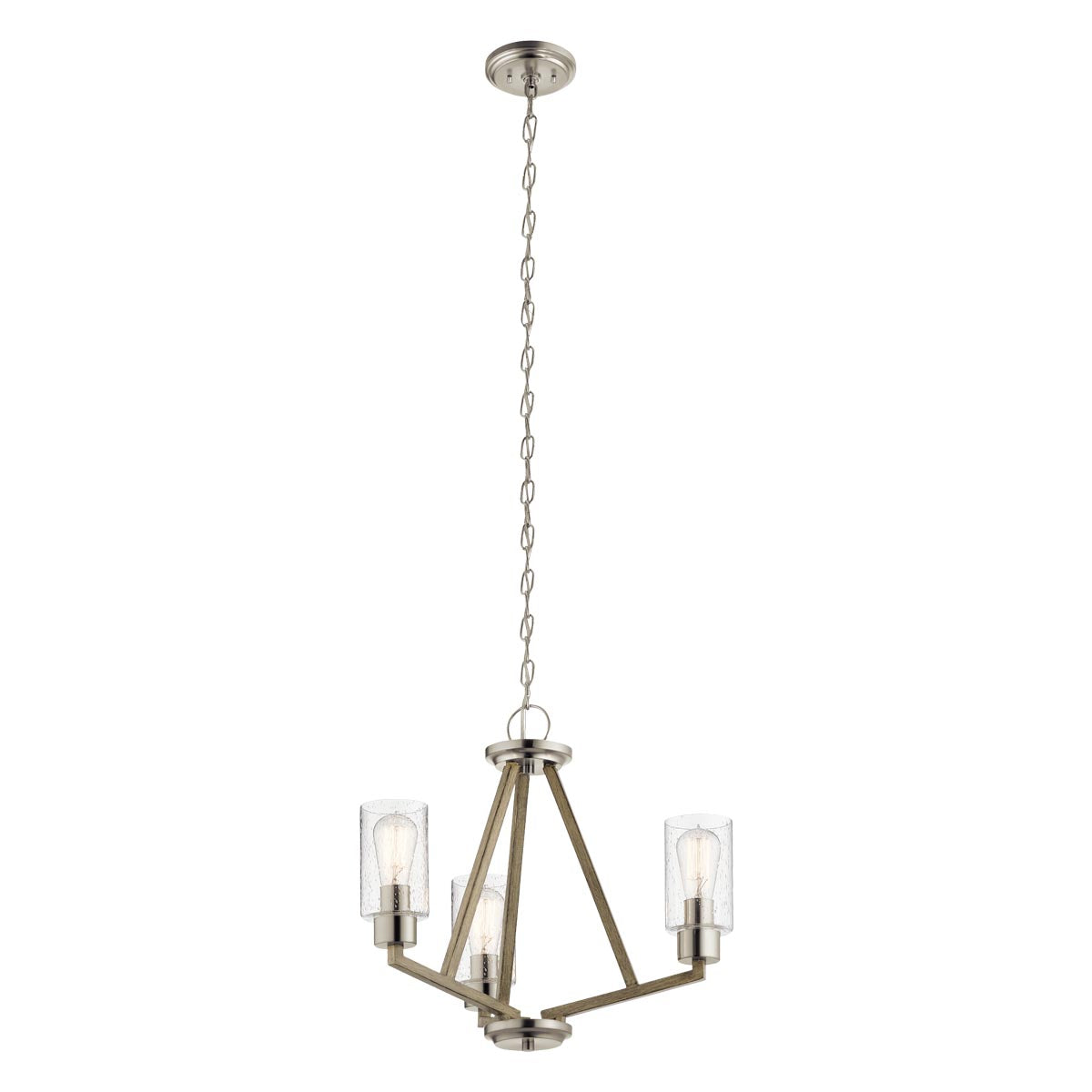 Kichler Chandelier from the Deryn range. Deryn 3 Light Chandelier Product Code = KL-DERYN3-DAG