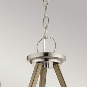 Kichler Chandelier from the Deryn range. Deryn 3 Light Chandelier Product Code = KL-DERYN3-DAG